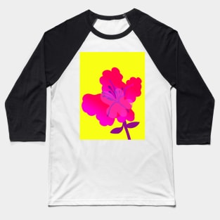 Giant Pink flower 2 Baseball T-Shirt